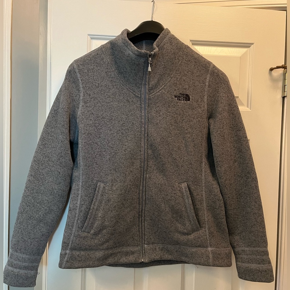 North Face Ladies Sweater Fleece Full Zip Size Large
